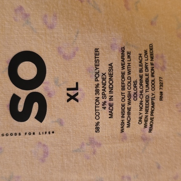 SO BRAND WOMENS WRAP FRONT YELLOW FLORAL CAMI WITH ADJUSTABLE STRAPS SIZE XL - Picture 8 of 14